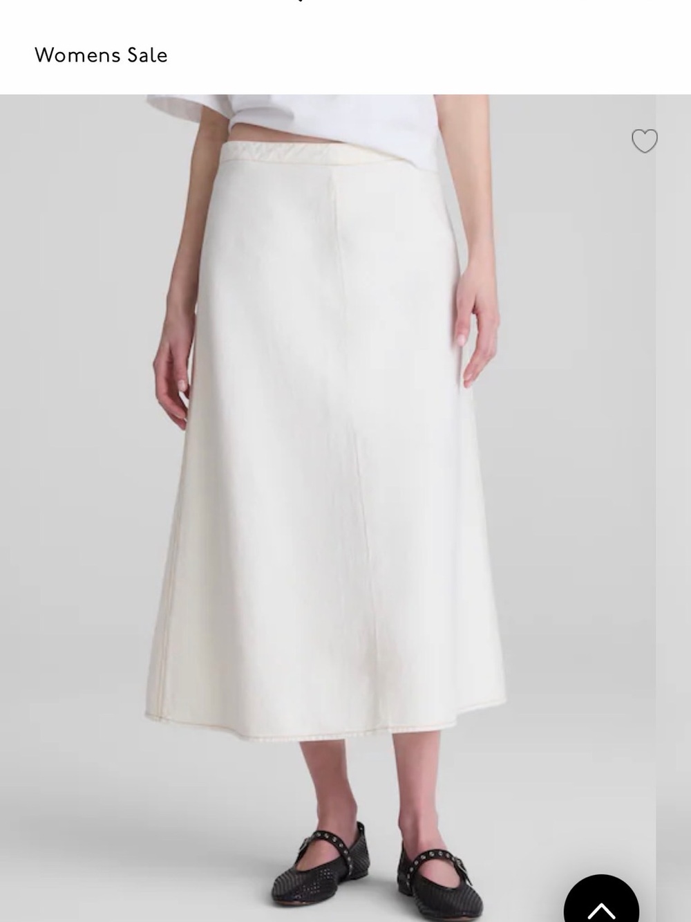 Madewell Denim Midi Skirt